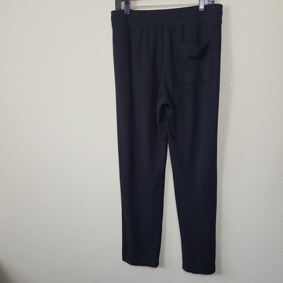 Calvin Klein Jeans Mens Black Drawstring Straight Leg Sweats Pants Size Medium - Picture 2 of 11